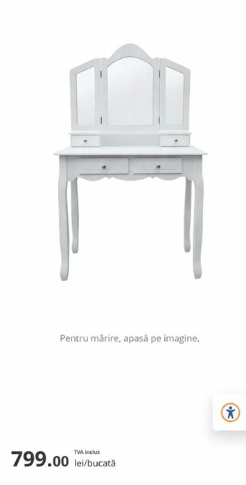 Vând măsuță de machiaz