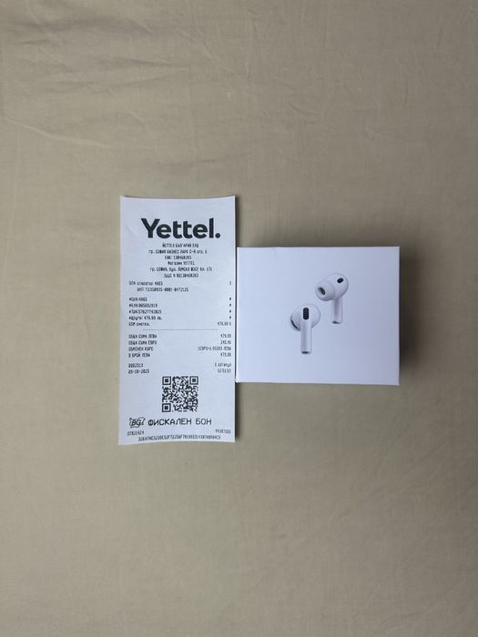 ЧИСТО НОВИ YETTEL Airpods Pro 3 Magsafe 36 месеца гаранция Оригинални