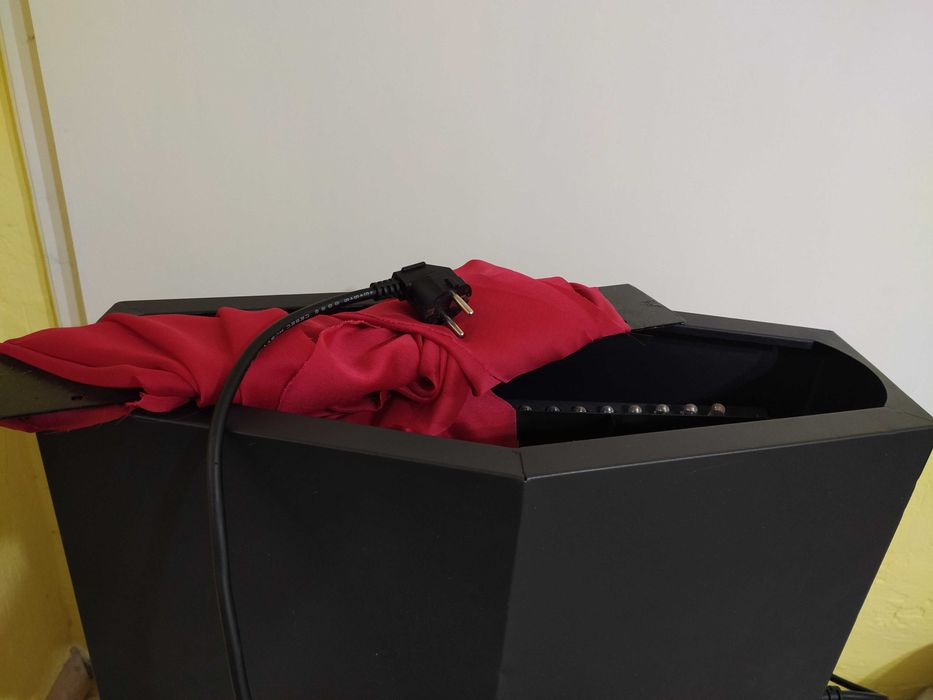 Машина за пламък с ЛЕД LED светлини и вентилатор