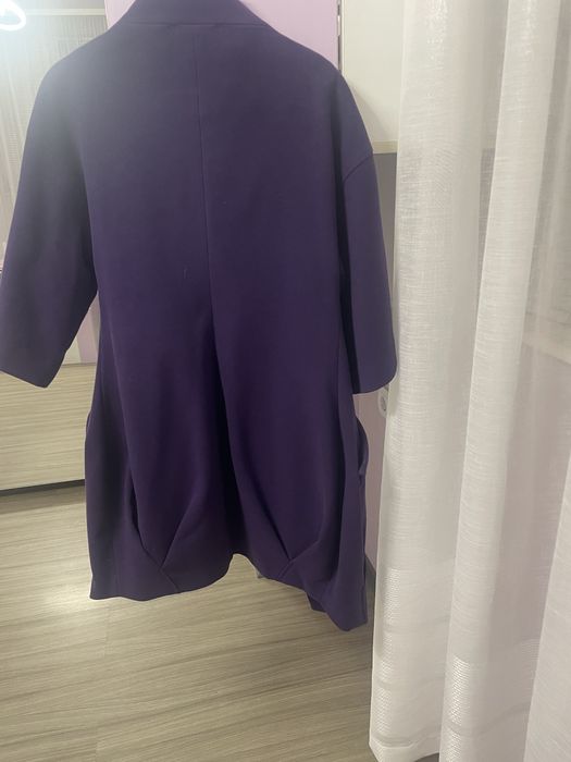 Преходно лилаво палто DENYL