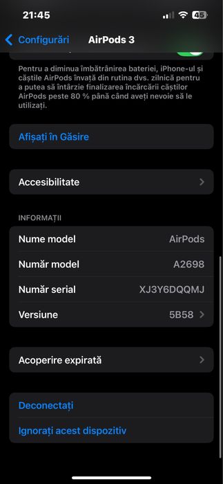 Casti Airpods 3 sigilate
