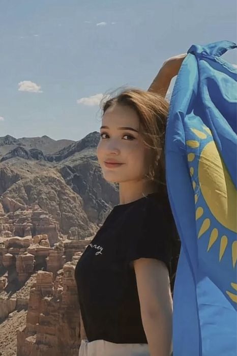 Государственный флаг Респблики Казахстан