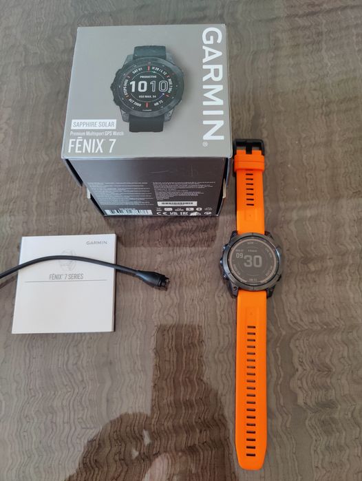 Часы Garmin Fenix7, Sapphire solar