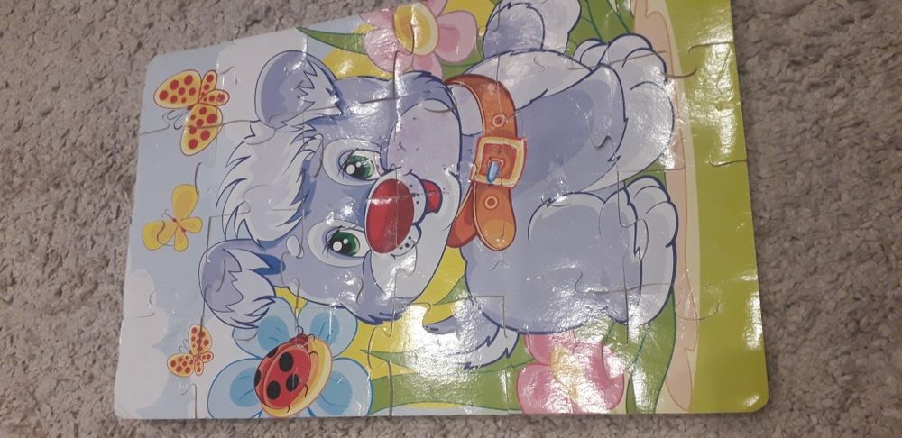 Настольная игра + 2 пазла + словарь от 3 лет