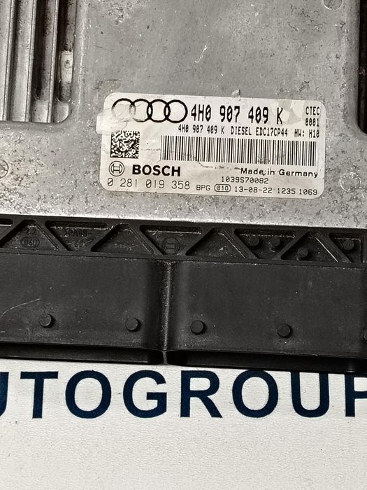 Ecu компютър двигател за audi a8 4h 4.2 tdi 385к.с. - 4h0907409k