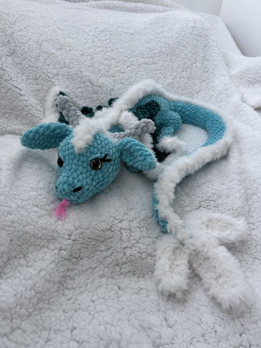 Dragoni croșetați, handmade la comandă, jucării pentru copii