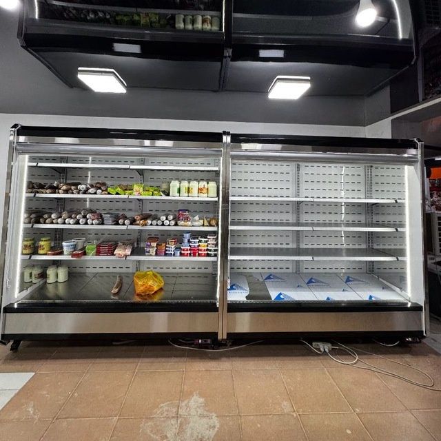 Витрина холодильник горка