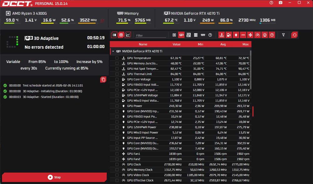 Видео карта Inno3D X3 OC RTX 4070ti, 12GB GDDR6X, Nvidia GeForce