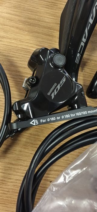 Сет Shimano 105/Dura Ace DI2 2x12sp Disc Brake Set R7170/9270