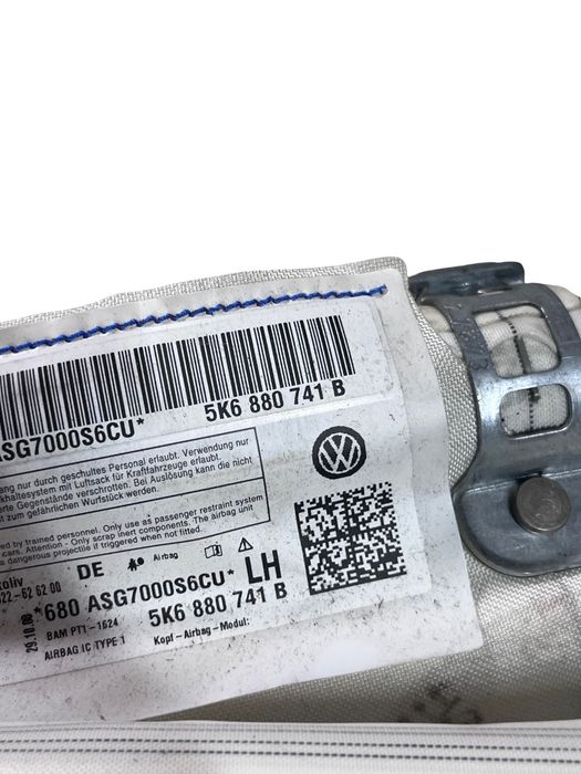 Airbag Cortina Stanga Volkswagen Golf Vi Scurt 5K1_ 2008 - 2012 5K6880741B