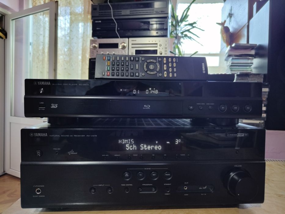 Amplificator Receiver RX-V479 Hdmi,bluetooth,wi-fi,4k,Air play