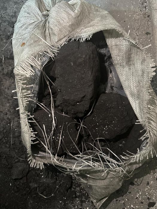 Уголь для шашлыка в мешках — 25 кг