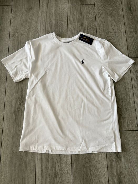 Tricou alb Polo Ralph Lauren autentic