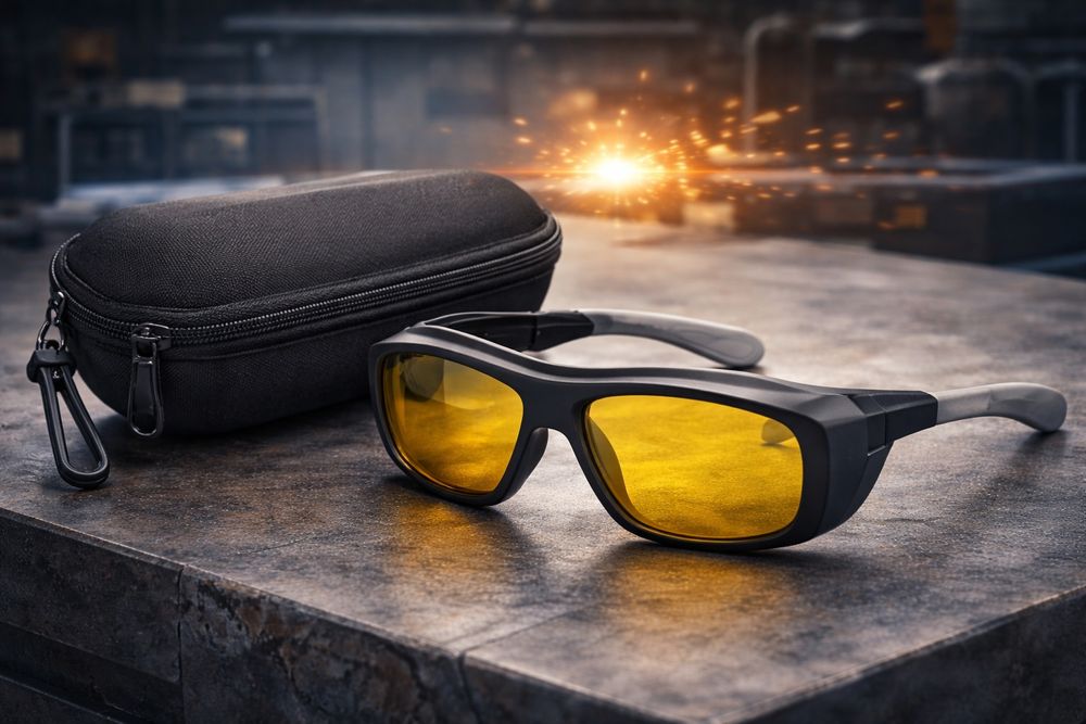Ochelari de protecție laser 200-2000nm  IR, UV, YAG, sudura / curatare
