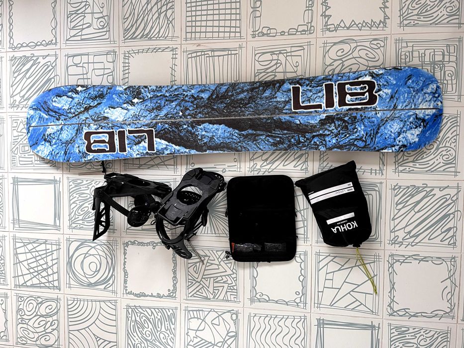 СПЛИТ 159 2023 LIB TECH на едно пантене, колани KOHLA и UNION автомати