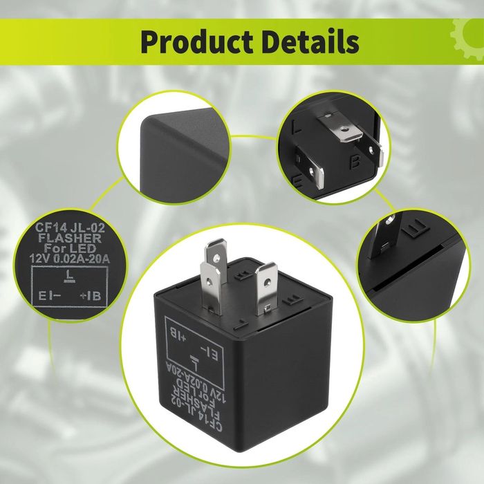 реле за led крушки cf14a 12v flyseen