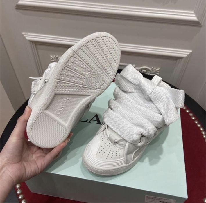 Adidasi Lanvin Withe Curb (Noi, Sigilati)