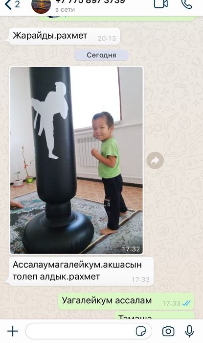 Боксерская груша для детей! Чемпионский Набор