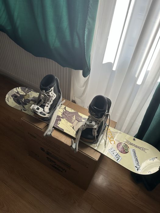 Placa snowboard 125 cm + Boti nr 35