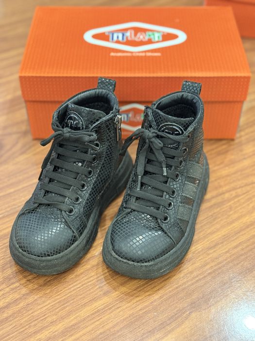 Кожаные Ботинки для девочки, 28 размер