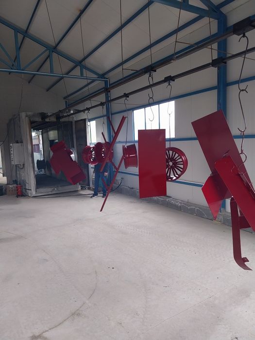 Vopsitorie în câmp electrostatic : jante auto ,fier forjat