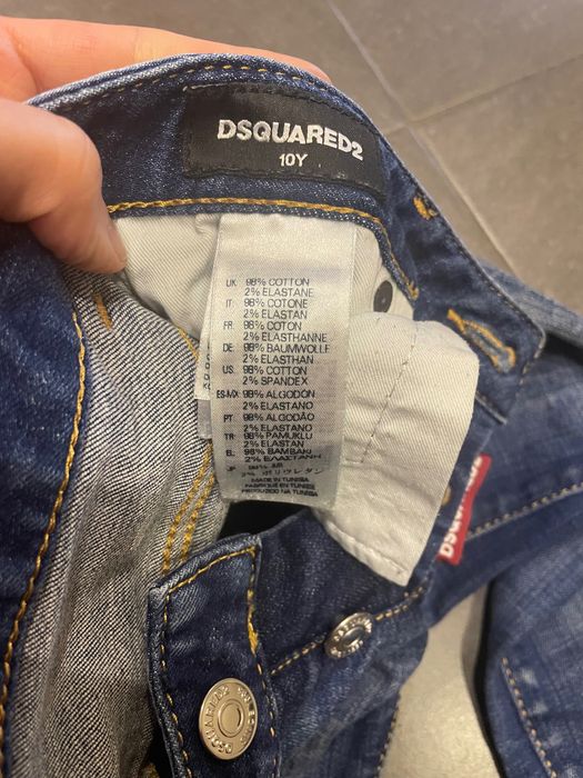 Dsquared denim jeans 10г момичешки / женски дънки дискуайърд 10г