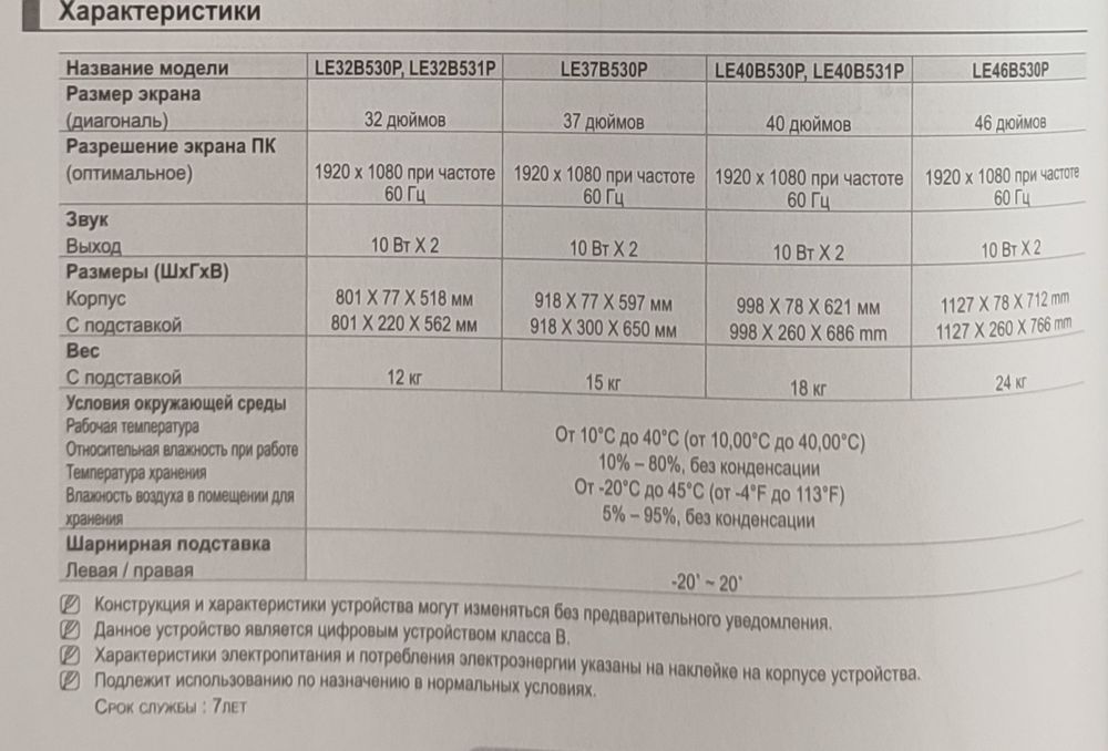 Телевизор Samsung 46(120см)