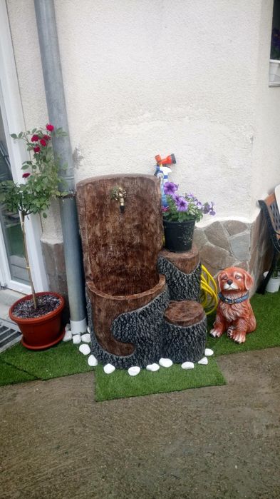 Градински чешми от декоративен бетон