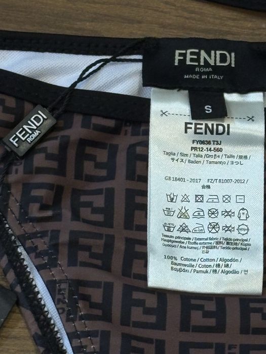 Дамски бански на марката Fendi