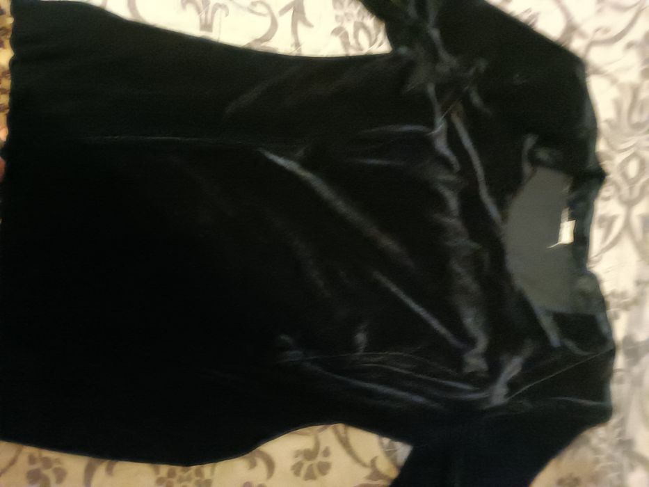 Платье велюровое