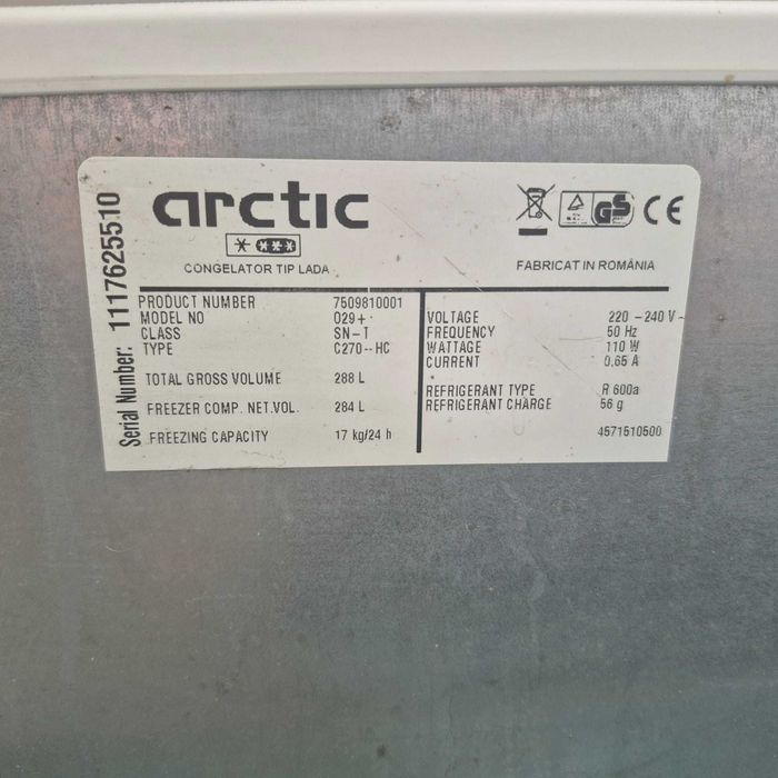 Lada frigorifica Artic