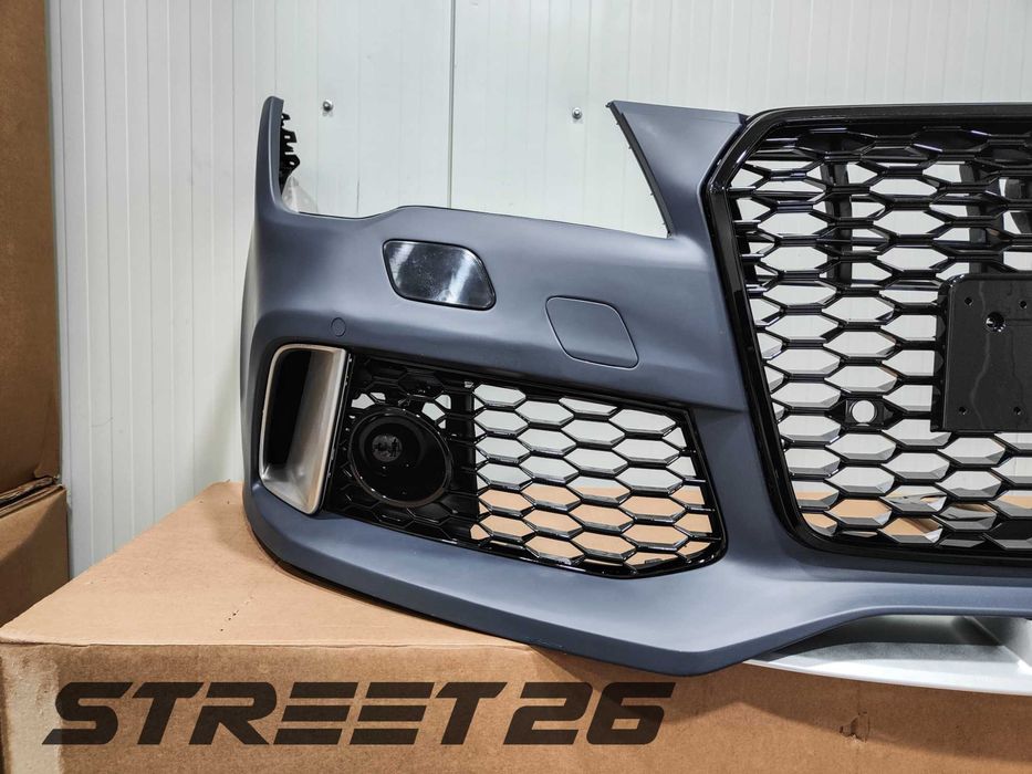 Bara fata RS Audi A7 4G (2010-2014) Cu grila RS7 negru lucios