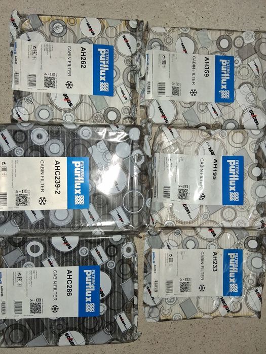 Lot 40 filtre polen Purflux Premium (OE)- BMW, VW, DACIA, FORD