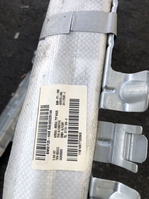 Аербег завеса бмв х3 ф25 ( airbag zavesa bmw x3 f25 )