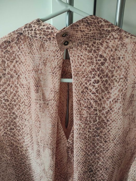 Блуза Mango, змийски принт, размер L