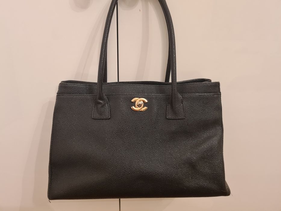 Geanta piele naturala neagra