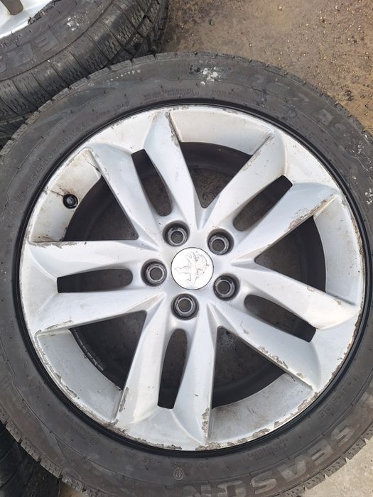 4бр. Джанти с гуми  17 цола 5x108 Peugeot 508 / Пежо 508 2012г.