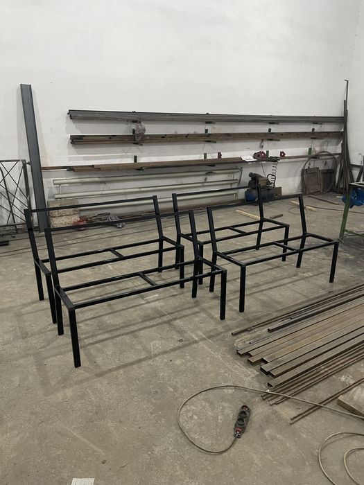 Скамейки со спинкой