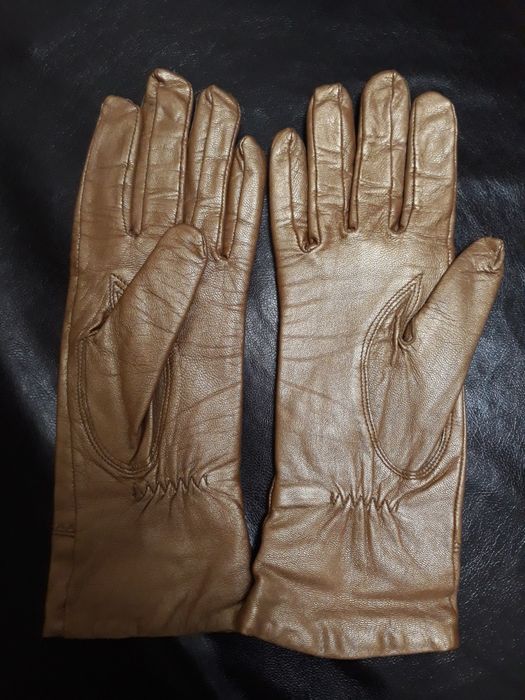 Перчатки кожаные