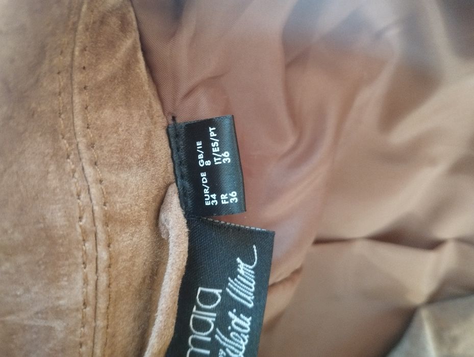Geaca de piele ,maro