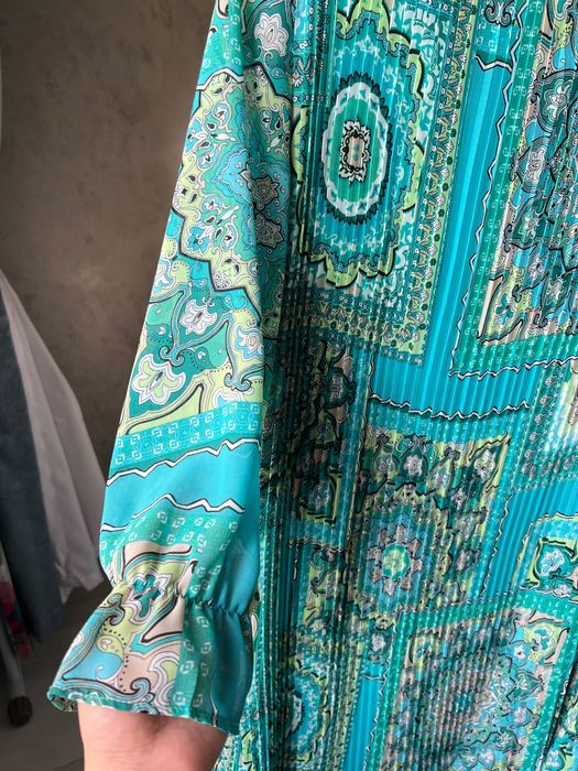 плиссированное платье