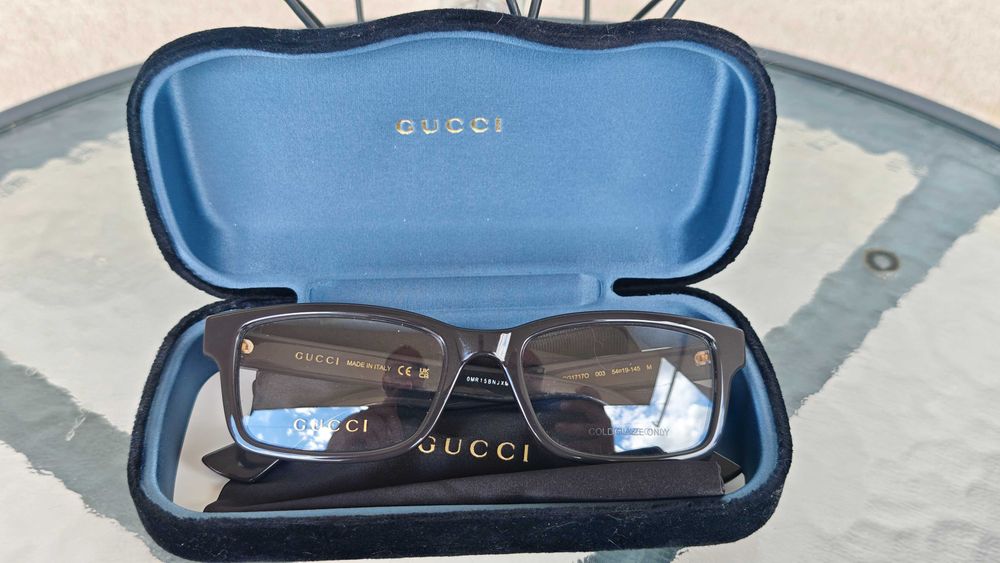 Оригинални диоптрични рамки Gucci GG1717O 003 – нови, с калъф