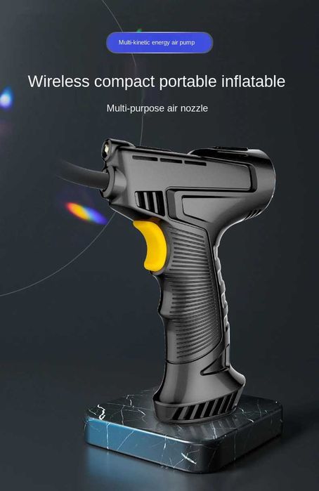 Акумулаторна помпа за гуми STELS RS-90 – 120W, LCD, 2000 mAh