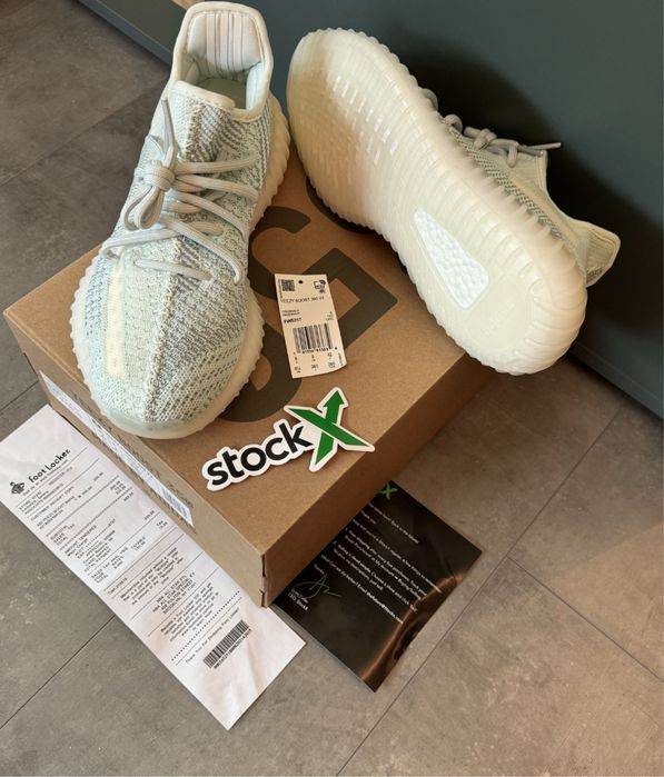 Adidasi easy boost 350 V2 cloud white