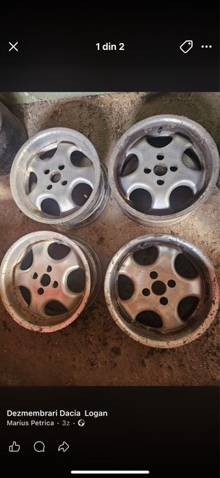 Jante cu buza RH 4x100 R15 Dacia/Opel/Renault/VW