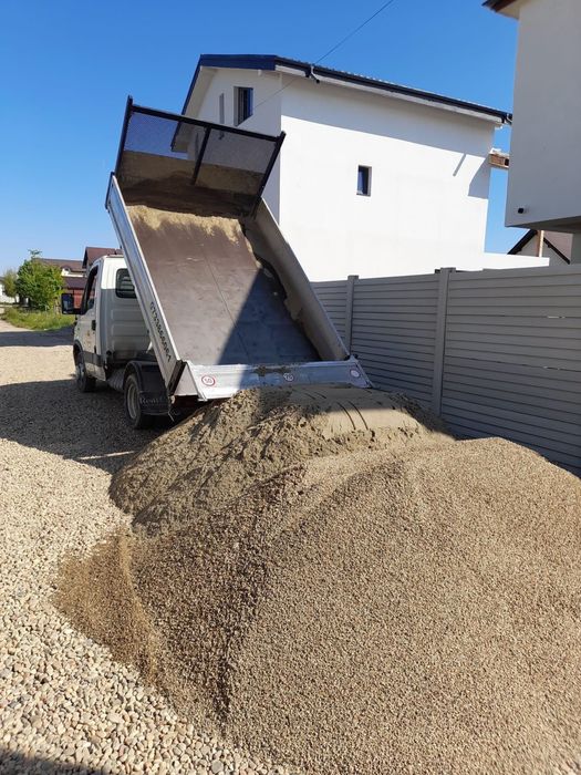 Transport agregate balastiera Nisip Piatra de drum