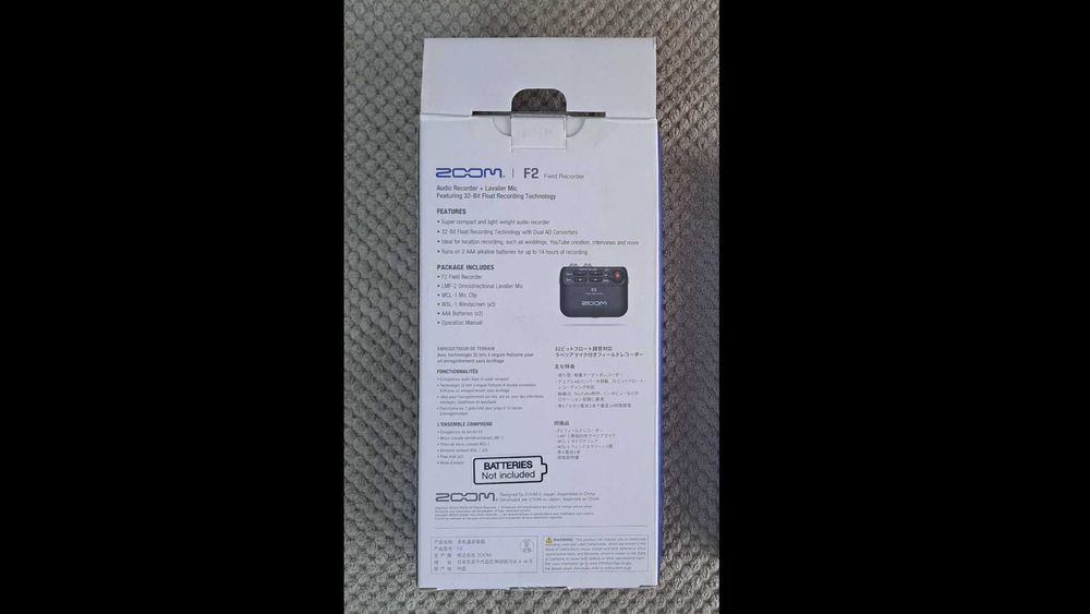 Zoom f2 32 bit recorder
