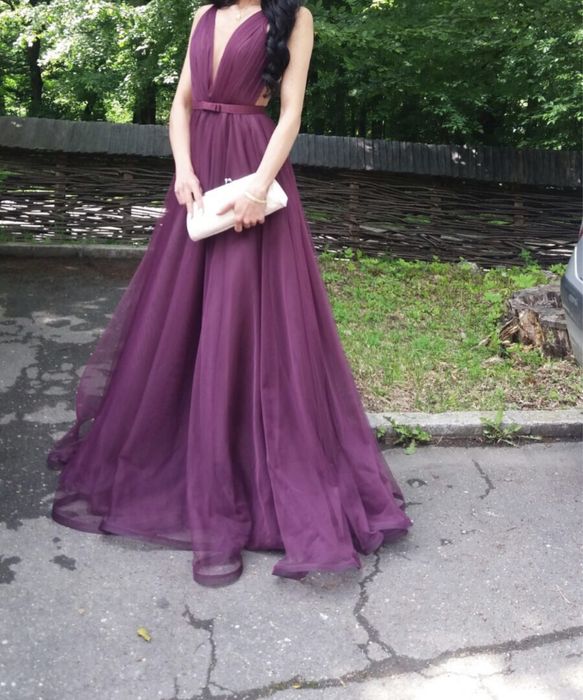 Vand Rochie tul culoare mov Ana Radu