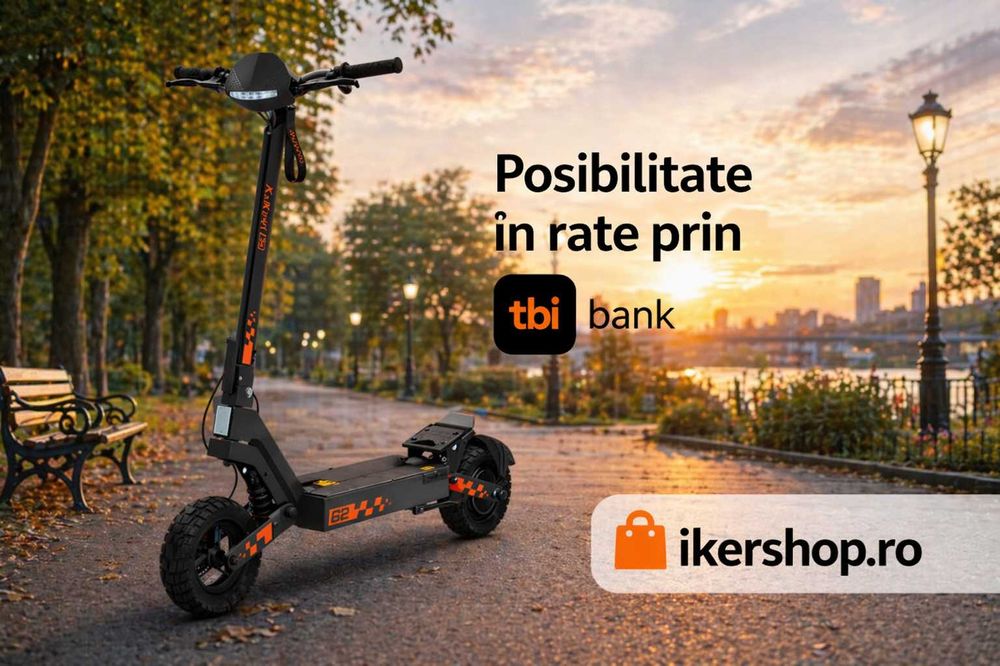 MAGAZIN! Trotineta electrica Kukirin G2 2026, 800w, autonomie 50 km, garantie!