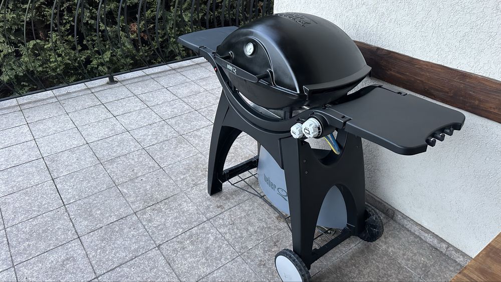 Weber q3000/3200 Gratar Gaz 2 arzatoare Impecabil